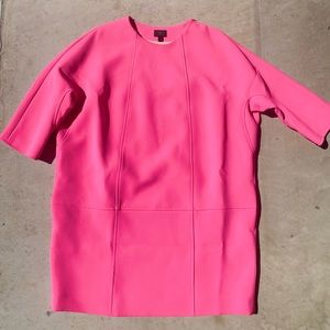 Neon Pink Shift Dress